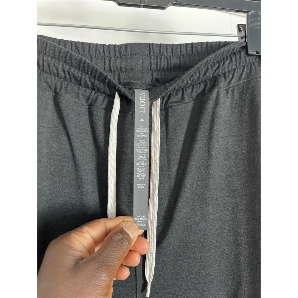 Vuori Mens XL Ponto Performance Drawstring Jogger Pants Athleisure V418 Gym Run